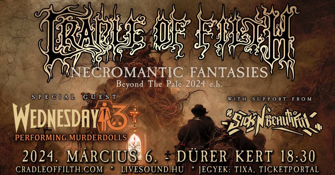 Cradle of Filth 2024 Budapest