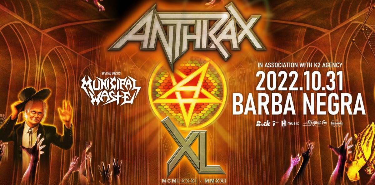 Anthrax koncert 2022