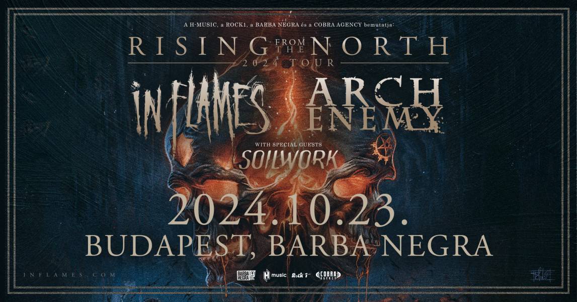 In Flames & Arch Enemy kocneert 2024 - vendég: Soilwork 