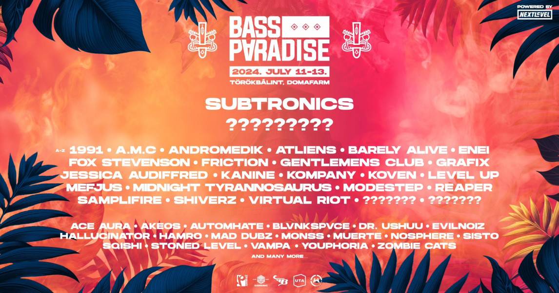 Bass Paradise 2024 - Line-up 1