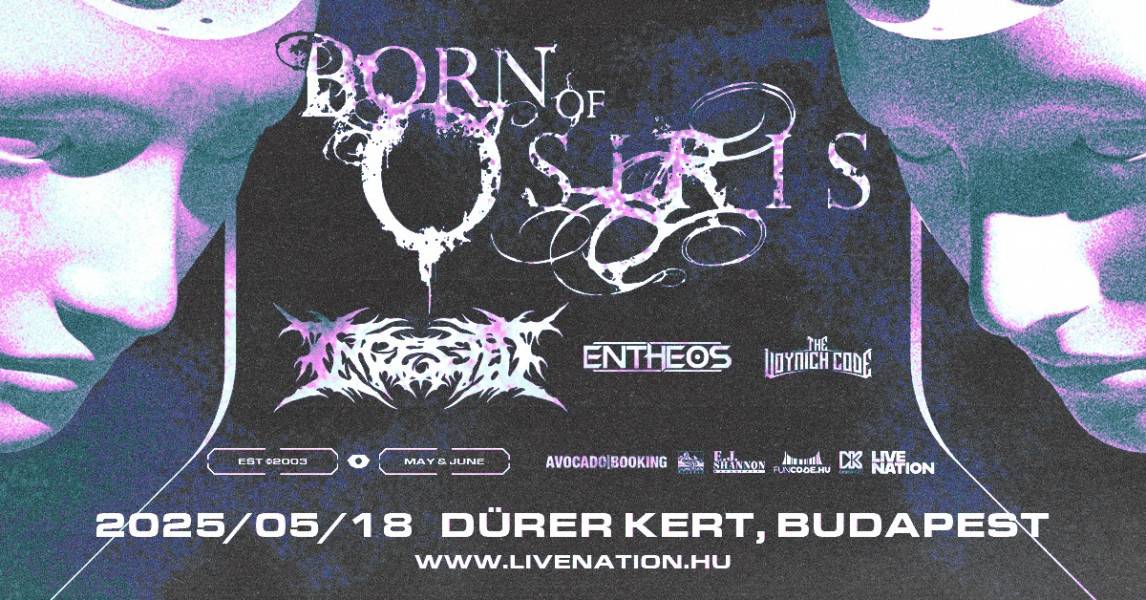 Born of Osiris koncert 2025 Budapest