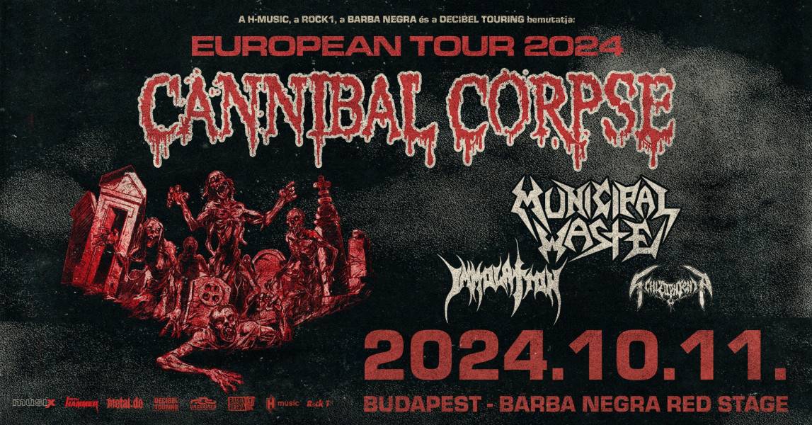 Cannibal Corpse 2024 Budapest