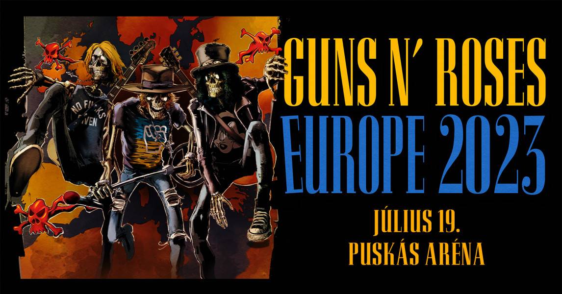  Guns N' Roses koncert 2023 - Budapest