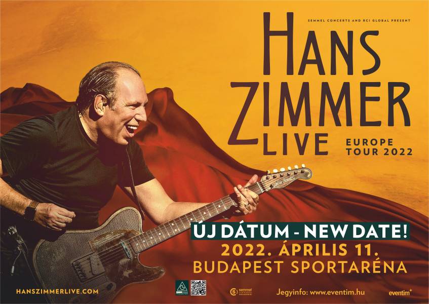 Hans Zimmer koncert 2022 - Új dátum