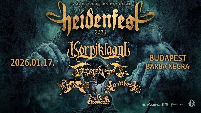 HEIDENFEST 2026: jön a Korpiklaani, Finntroll, Heidevolk, Trollfest és a The Dread Crew of Oddwood