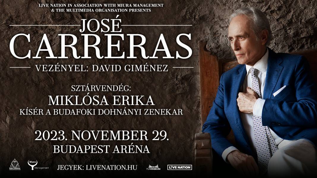 José Carreras koncert 2023 Budapest