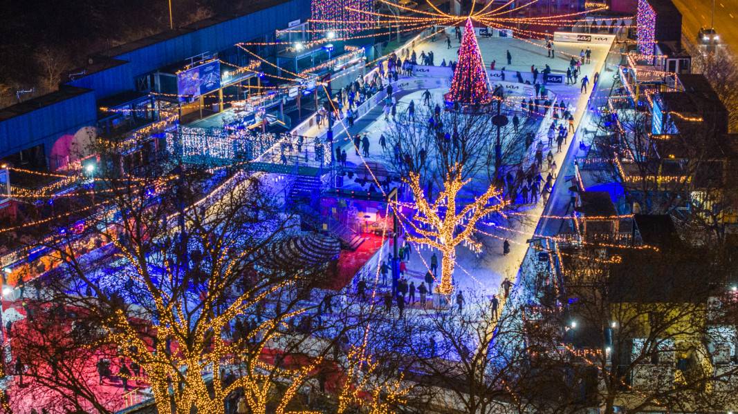 November 28-tól újra korcsolyapályává alakul a Budapest Park