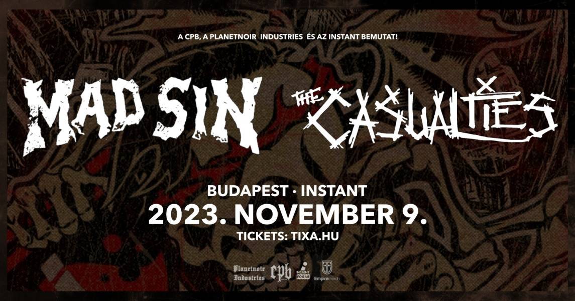 Mad Sin + The Casualties koncert (2023 Budapest) 
