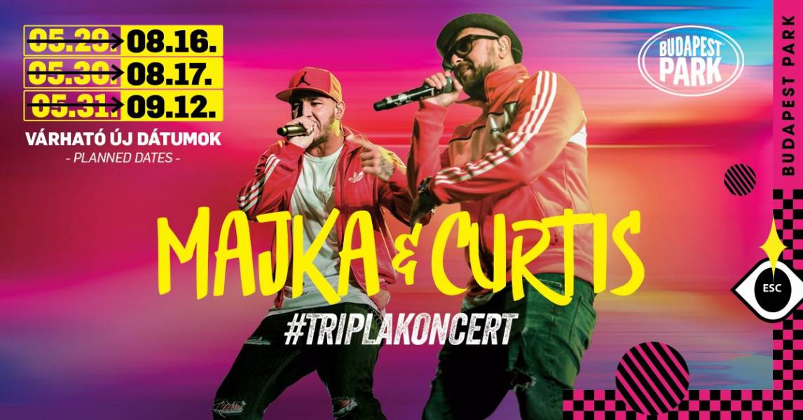 J D Tumok Majka Curtis Tripla Koncert Budapest Park