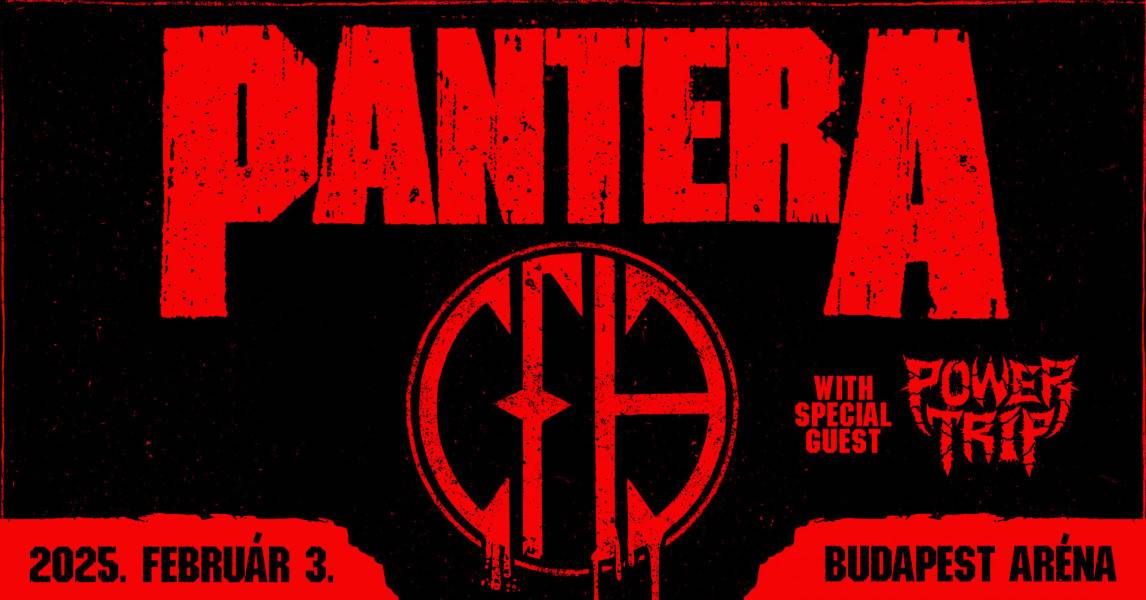 Pantera koncert 2025 Budapest + Power Trip