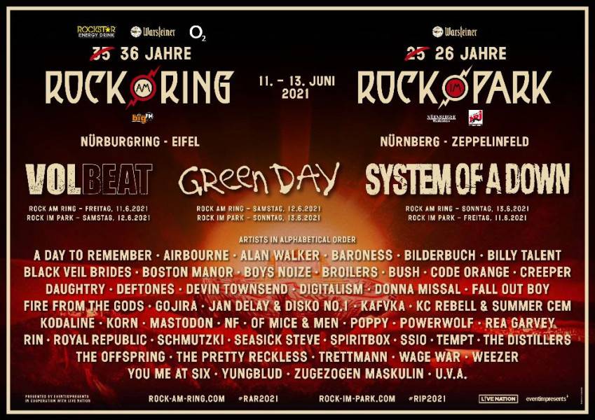 Rock Am Ring 2021 - Rock Im Park 2021