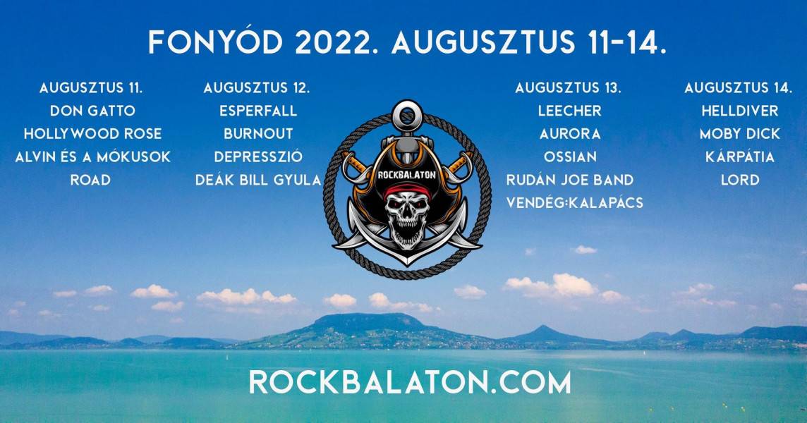 RockBalaton 2022 fellépők