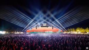 Balaton Sound 2023 mains tage LED visual