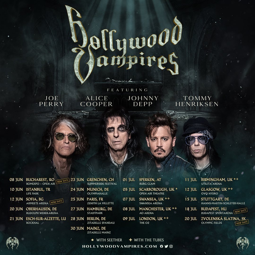 Hollywood Vampires Rise Tour 2023 - Europa
