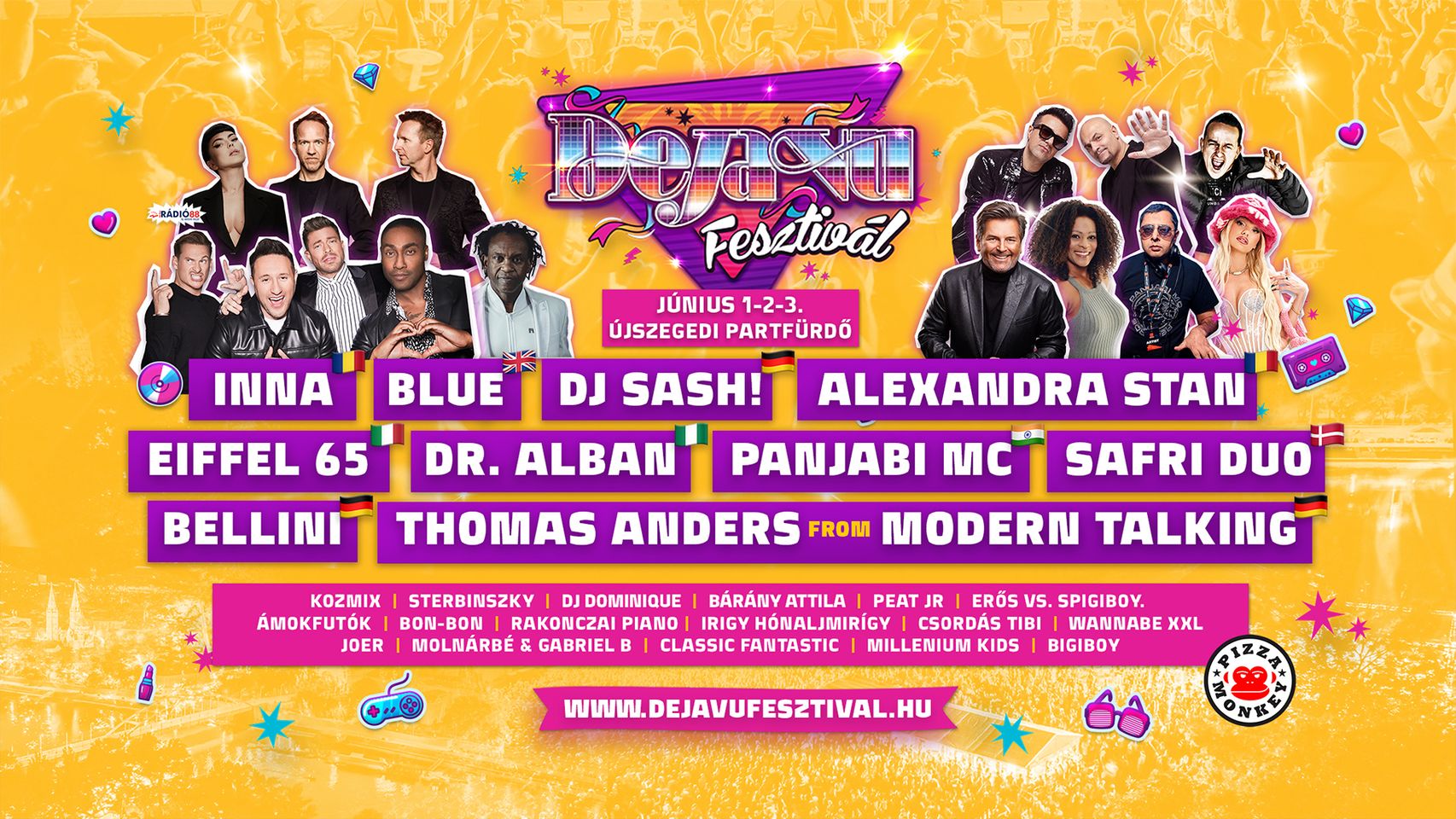 Deja Vu Fesztivál 2023 fellépők