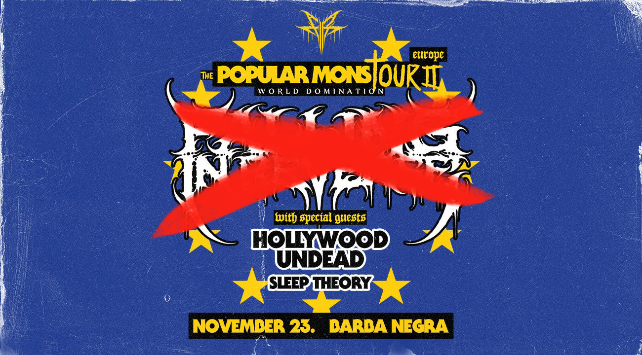 Falling In Reverse koncert elmarad