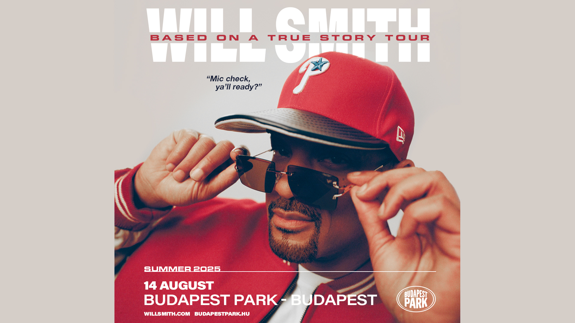 Will Smith koncert 2025 - Budapest Park